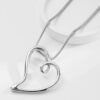 Wholesale Metal Chain Alloy Hollow Love Pendant Earrings Necklace