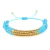 Wholesale Casual Vacation Round Artificial Crystal Copper Bracelets In Bulk