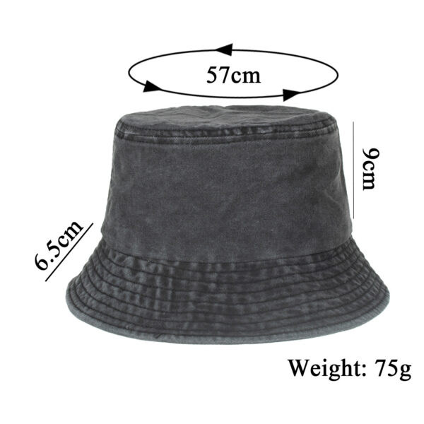 Wholesale Spring and Summer New Washed Light Plate Sun Protection Fisherman's Hat Basin Hat Large Rim Hat UV Protection Sun Hat YF027