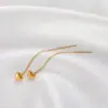 Wholesale PVD Coated 18K Gold Plated Heart 304 Stainless Steel Luxurious Waterproof Non Tarnish Earrings