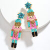 Wholesale handmade rice beads earrings Joker earrings