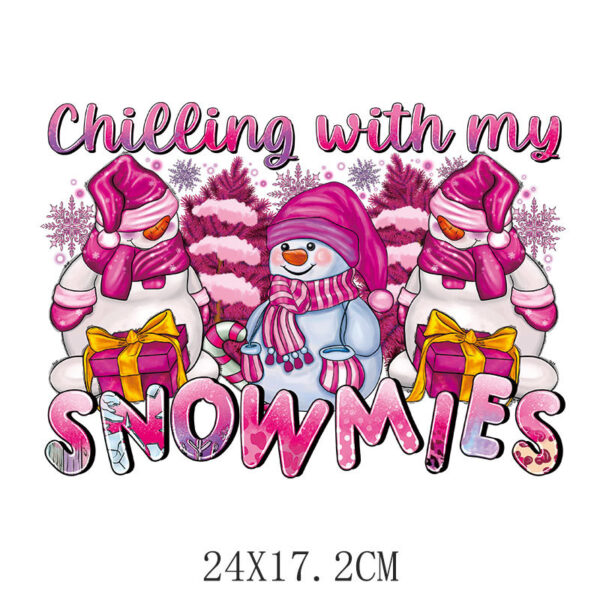Wholesale Christmas logo clothing UV DTF Ready to Press Transfers Wraps