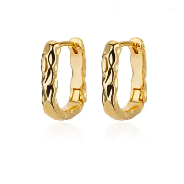 Wholesale Trendy New Style Women's Zirconia Stud Earrings Full Of Diamonds Round Circle Ear Cuffs Fashionable And Personalized