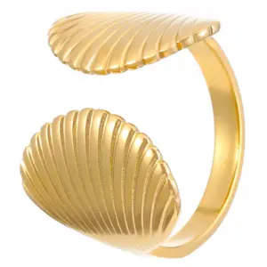 65 18k real gold double shell 3676
