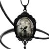 Wholesale Vintage Gothic Style Bat Castle Crow Cross Blood Black Cat Church Cemetery Vampire Vintage Necklace