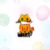Wholesale Halloween Cat and Puppy Acrylic Keychain Accessories