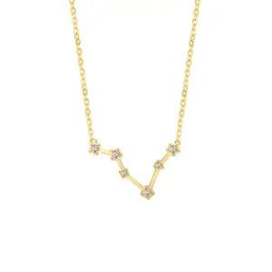 Pisces Constellation Golden
