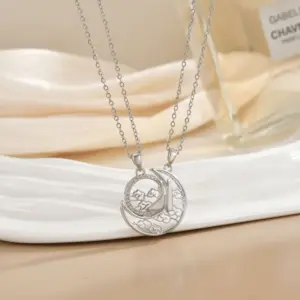 Magnetic Couple Necklace Xl0489g