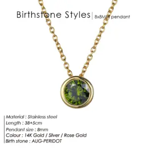 August Light Green-Gold