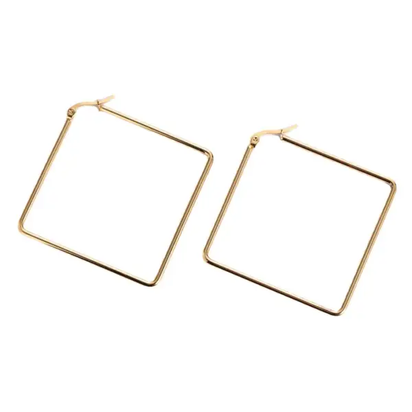 Wholesale Simple Style Crown Plating Stainless Steel No Inlaid 18K Gold Plated Earrings