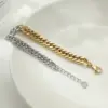 Wholesale Vacuum Plating Real Gold Plated Geometric 304 Stainless Steel Fashion Waterproof Non Tarnish