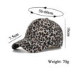 Wholesale New Men's and Women's Leopard Print Baseball Cap for Spring and Summer Korean Style Fashionable Cap ins Outdoor Hip Hop Sunshade B952