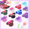 Wholesale New Loose Powder Cartoon Mickey Head Bow Bag Accessories Acrylic Pin Cute DIY Patch Accessories