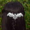 Wholesale Halloween alloy vampire bat hairpin ladies party hair decoration accessories