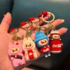 Wholesale Cross-Border Creative Labubu Little Sheep Keychain Pendant Cute Cartoon Doll Bag Pendant Small Gift