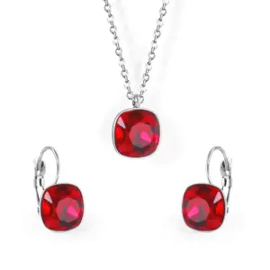Steel Color-Red Crystal