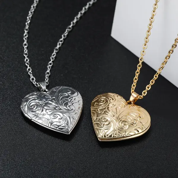 Wholesale Ethnic Style Heart Shape Copper Plating Necklace 1 Piece