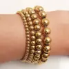 Wholesale Classic Style Round Stainless Steel Plating Bracelets