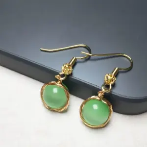 A Pair of Green Cat Eyes