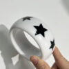 oly-746958620a68759a3982cfdae7221d10 Wholesale Geometric circular star resin bracelet, versatile and unique Y2K women's jewelry.