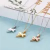 Wholesale Korean Version Of Simple Jewelry Wholesale Cute Dragonfly Pendant Necklace
