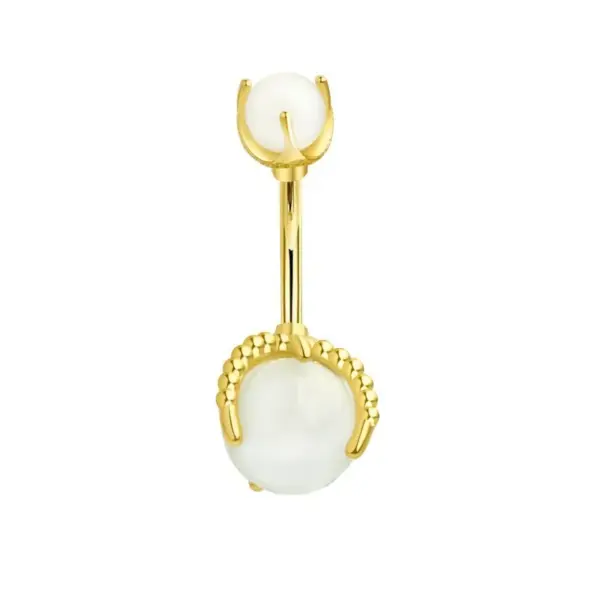 Wholesale 1 Piece Simple Style Heart Shape Pineapple Butterfly Plating Inlay Stainless Steel Zircon Navel Stud
