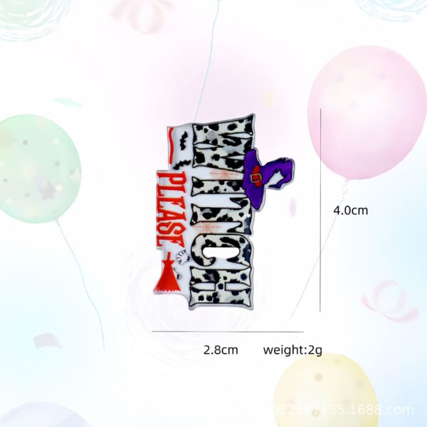 Wholesale Halloween Acrylic FlatbackAccessories DIY Crafts Jewelry Material