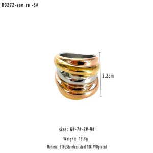Three-color Line Multi-layer / 18mm / 8