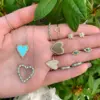 Wholesale Simple Style Heart Brass Necklace In Bulk