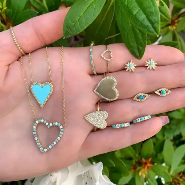 Wholesale Simple Style Heart Brass Necklace In Bulk