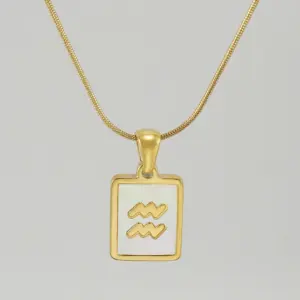 Gold / Aquarian-Snake bones chain