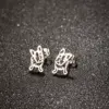 Wholesale PVD Coated 18K Gold Real Gold Plated Animal 304 Stainless Steel Simple Style Waterproof Non Tarnish Ear Studs