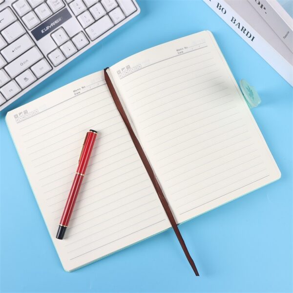 Wholesale A5 business notebook creative gift PU buckle notepad student diary meeting record book in stock