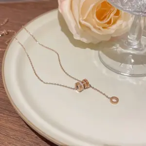 X235 Rose Gold Pure Titanium Steel