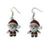 Wholesale Acrylic Knitted Festive Santa Pendant Earrings Cute Personality Holiday
