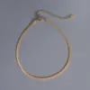 Wholesale PVD Coated Real Gold Plated 18K Gold Geometric 304 Stainless Steel Fashion Waterproof Non Tarnish 304 Stainless Steel Choker