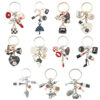 Wholesale Amazon Explosions Lipstick High Heels Women's Bag Pendant Alloy Keychain Wine Glass Pendant Small Hanging