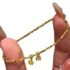 oly-74a710619163b9d94eeb89ed640ab2eb Wholesale Ser Shiny Gold Small Lily-of-the-valley Flower Bracelet Women's Niche Design Light Luxury High-grade Distinctive Didi Ball Beaded Jewelry