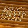 Wholesale 1 Piece Ig Style Simple Style Leaf Heart Shape Crown Plating Inlay Copper Zircon Cartilage Earrings