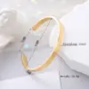 Wholesale Simple Style C Shape Stainless Steel Polishing Cuff Bracelets