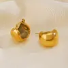 oly-74bcc015ed551b3e2fa6e8814d8df125 Wholesale PVD Coated 18K Gold Plated Geometric 304 Stainless Steel Retro Waterproof Non Tarnish Earrings