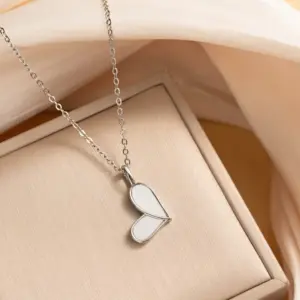 Silver Irregular Heart