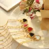 Wholesale Jewelry Fashion Geometric 304 Stainless Steel 18K Gold Plated Plating Necklace