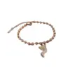 Wholesale Fashion Constellation Heart Shape Flower Titanium Steel Inlaid Gold Zircon Bracelets 1 Piece