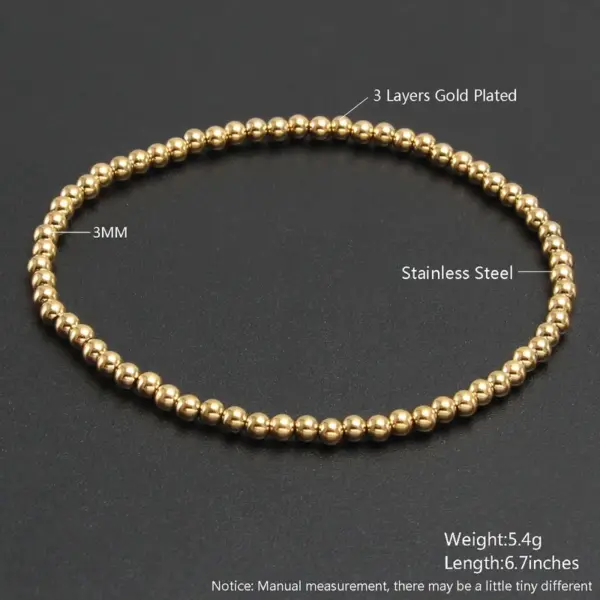 Wholesale Simple Style Geometric 304 Stainless Steel Bracelets In Bulk