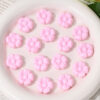 Wholesale Acrylic Cream Candy Color Small Flower Beads
