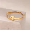 Wholesale Minimalist Stainless Steel Ring With Cut Out Heart Design And 26 Alphabet Letters Simple Fashion Rings For Women And Unisex