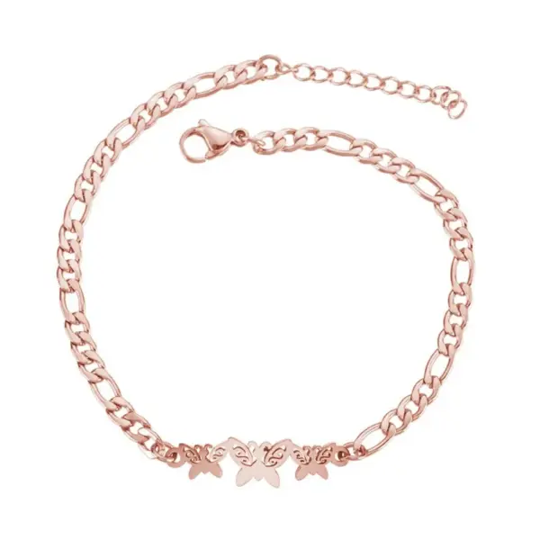 Wholesale Sweet Butterfly Titanium Steel Plating Bracelets