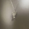 Wholesale Vintage Ancient Sier candlestick Necklace sier Candlestick Long sweater chain Cole necklace