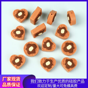Wholesale Biscuit silicone beads
